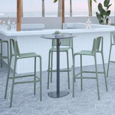 Imagem de Banqueta Externa Gourmet 50cm x 74,5cm Polipropileno 4 Un - Fratini SJ