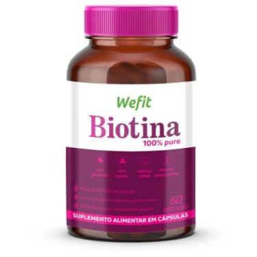 Imagem de Biotina Pote C/60 Cápsulas Wefit