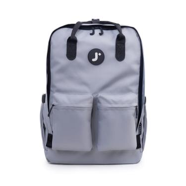 Imagem de Mochila J World TIMO para laptop multifuncional 17" cinza
