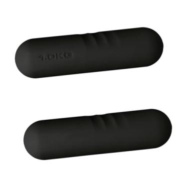 Imagem de Colaxi 2x Halteres de Mão com Barra de Peso Conjunto de Halteres Fitness Treinamento de Força 1 kg Levantamento de Pesos de Mão para Corrida Pilates Barre, Preto