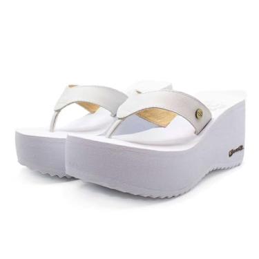 Imagem de Tamanco Plataforma Barth Shoes Aloha Couro (Branco, BR, Adulto, Numérico, 33)