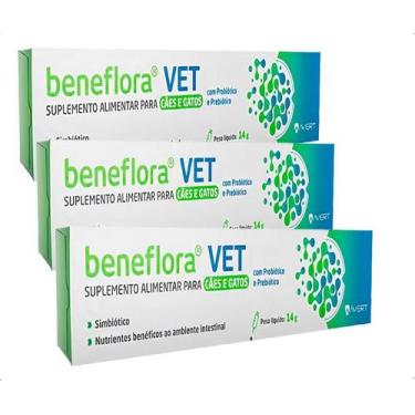 Imagem de Beneflora Vet  Probiótico (pasta 14 g) Kit-3 - OPTIMI