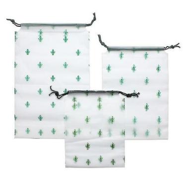 Imagem de Sacos de higiene pessoal cosméticos sacos de armazenamento em cacto de
