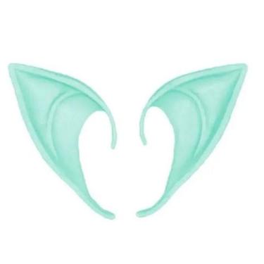 Imagem de Orelhas De Elfo Verde Neon Fantasia Cosplay Duende Anime