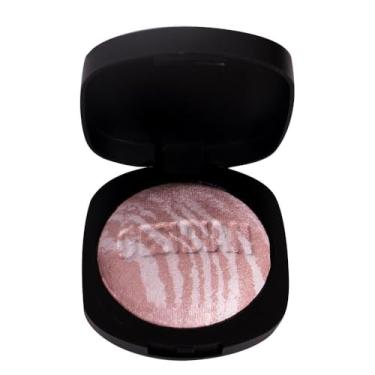 Imagem de Blush Multifuncional Carved in Marble Obsidian - Cor intensa, 3 em 1, blush, iluminador e sombra, longa duração, 10,5g (Aphrodite Of Milos)