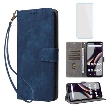 Imagem de IUQXU Capa carteira para celular UMIDIGI A13 / UMIDIGI A13S / UMIDIGI A13 Pro 4G com protetor de tela [bloqueio RFID] Suporte de cartão de couro com suporte para celular feminino para UMIDIGI A13 S