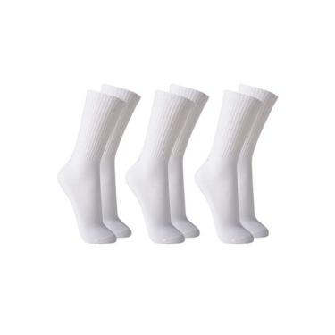 Imagem de Kit/3 Meia Cano Longo Lupo 03292-089 Masculina Sport Algodão T. 37/40 