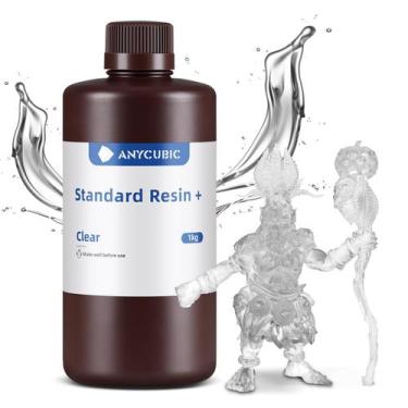 Imagem de Resina de impressora 3D ANYCUBIC atualizada padrão 1000g transparente