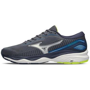 Imagem de Tênis de Corrida Masculino Mizuno Wave Falcon 5, Cinza, 44