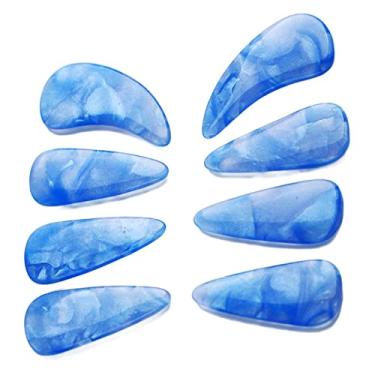 Imagem de ZJchao Guzheng Finger Picks, Guzheng Nail Picks Silicone Protetores de Unhas Delicados Suavemente para Uso Doméstico (Cor da montanha)