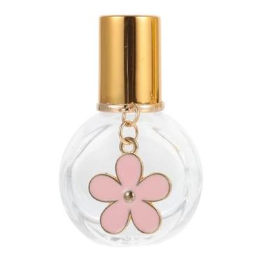 Imagem de harayaa Frasco de rolo de óleo essencial, frasco de rolo de vidro, faça você mesmo, dispensador portátil de óleo essencial, 10ml, frascos de multiuso, Rosa