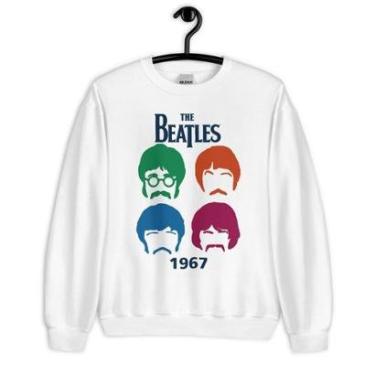 Imagem de Moletom Blusão Unissex Beatles Rock-Unissex