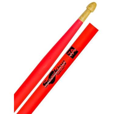 Imagem de Baqueta Spanking Linha Luminosa 7A Clássica Rosa Fluorescente (4116RS)