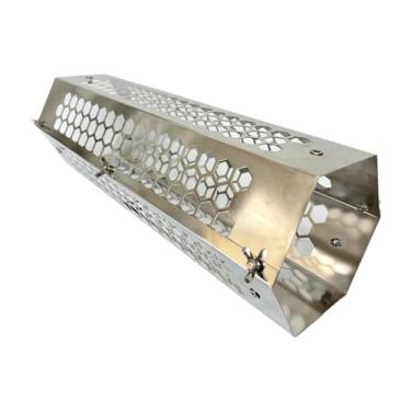 Imagem de rockible Tampa de chuva para lareira, cano de chaminé para fogão de barraca, resistente ao calor, proteção de malha para lareira, churrasco, oficinas