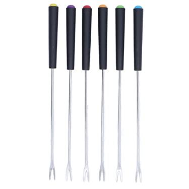 Imagem de GLOGLOW Farks Fondue Conjunto, 6 PCs Aço Inoxidável Forks Longos para Fondue de Chocolate Com Queijo, Fácil de Segurar e Usar Em Reuniões