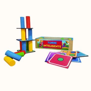 Imagem de Jogo De Equilíbrio Colorido Educativo Em Mdf Para Crianças - Passo a P