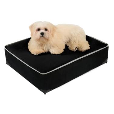 Imagem de Cama Box Pet Premium Sofá Confortável para Cachorro Cama para Gato (Preto)