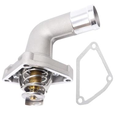 Imagem de HiSport Conjunto de carcaça do termostato de refrigeração do motor - compatível com Infiniti JX35 QX60 Nissan Altima Maxima Murano Pathfinder Quest Replace 212009HP0A 21200JA10A