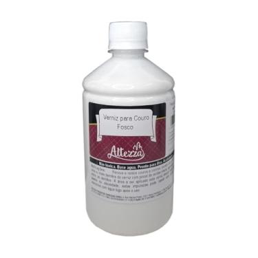 Imagem de Verniz Para Couro Altezza 500ml - Base De Água Acabamento Fosco Para Couro legítimo ou Couro Sintético