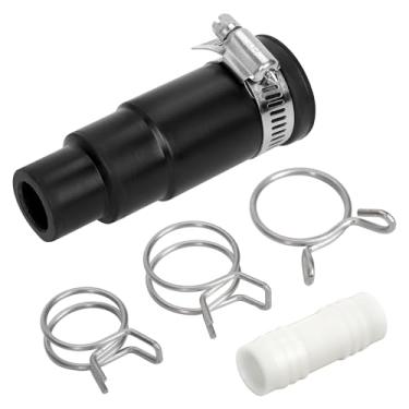 Imagem de Adaptador de mangueira de drenagem para lava-louças compatível com trituradores de lixo Insinkerator, conector de mangueira de drenagem, kit de conexão para lava-louças inclui 1 conector de entrada, 1