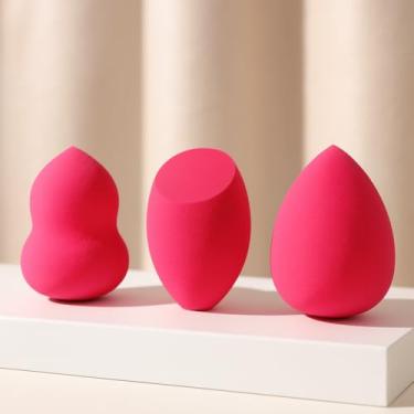 Imagem de Esponja de maquiagem ultra-macia em gota d'água – não absorvente, uso molhado e seco, liquidificador de beleza multicolorido para aplicação impecável