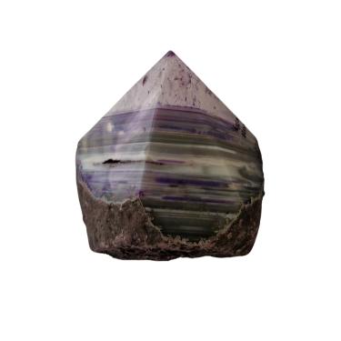 Imagem de Pedra Natural Ponta Geradora Energia Ágata Roxa 1,6 a 1,7 Kg