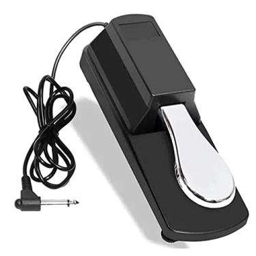 Imagem de LiebeWH Pedal de Sustentação, Interruptor de Pólo Duplo, Pedal de Piano Antiderrapante para Músicos de Piano Digital e Teclado
