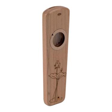 Imagem de RiToEasysports Instrumento Musical Kazoo Leve Portátil para Coros Kazoo Guitarra Parceiro Com Bocal, Desempenho de Flauta Individual (Noz)
