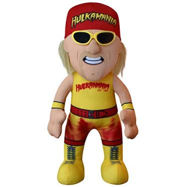 Imagem de Bleacher Creatures WWE Hulk Hogan 10" Plush Figure - A Wrestling Superstar for Play or Display