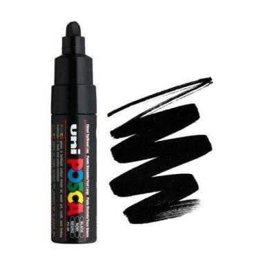 Imagem de Caneta Posca PC-7M Marcador Uni ball - UNI-BALL, PRETO