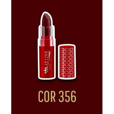 Imagem de Batom Cremoso Matte Rouge Max Love - Cor Intensa e Duradoura Cor:15073