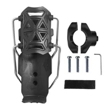 Imagem de Suporte de bebida para motocicleta, suporte de garrafa de água antifurto, tamanho ajustável, suporte de bebida para garrafas de 3 a 8 cm de diâmetro, para guidão e quadriciclo, scooter, carrinho