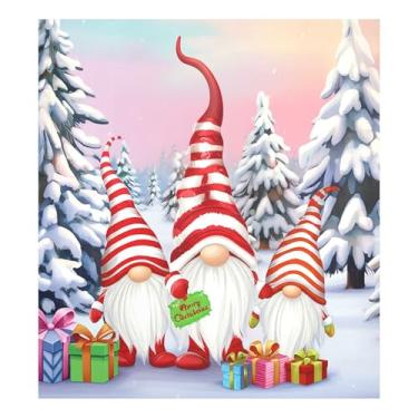 Imagem de SEHANY Capa magnética para lava-louças de Papai Noel, adesivos magnéticos para decoração de Natal antiarranhões para painel de geladeira e lava-louças, decoração de Natal de cozinha doméstica 58 x 66