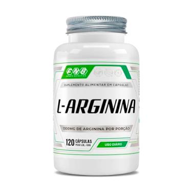 Imagem de L-arginina 100% Pura 120 Cápsulas 500mg - FNB