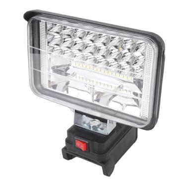 Imagem de Hyuduo Luz de Trabalho LED 50W Com 2 Portas de Carregamento USB 5400lm 6000K Holofote Externo Recarregável para Acampamento, Caminhada, Pesca, Segurança, Caixa de Liga de Alumínio