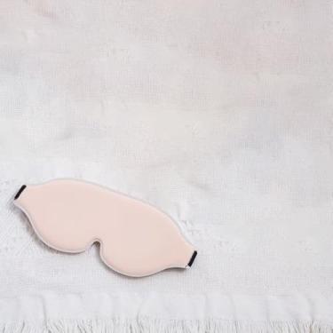 Imagem de Máscara de proteção para os olhos do sono, confortável máscara de dormir super macia com tiras elásticas ajustáveis para mulheres e homens dormirem, viagens, ioga e cochilos - rosa