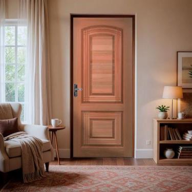Imagem de Folha de Porta Maciça 210x80cm Eucalipto Pm28 Master Cruzeiro Portas