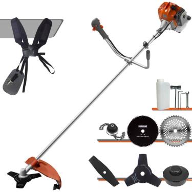 Imagem de Roçadeira À Gasolina RL520ACG2 52cc 2HP Alta Performance Com Carretel e Faca 3 Pontas + Faca 2 Pontas, Faca 40 Dentes, Faca 80 Dentes e Trimmer