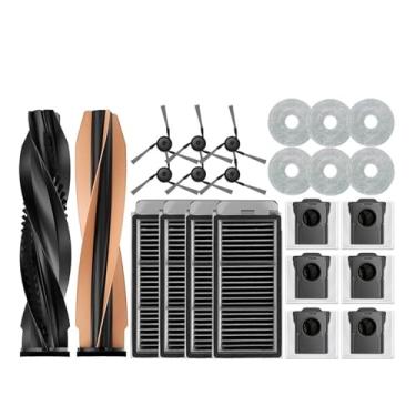 Imagem de Compatível com os aspiradores Dreame X50 Ultra, X40 Pro e S40 Enhanced Edition: peças de reposição, escova lateral principal, filtro HEPA, pano de limpeza, saco para pó e acessórios.(Light green)