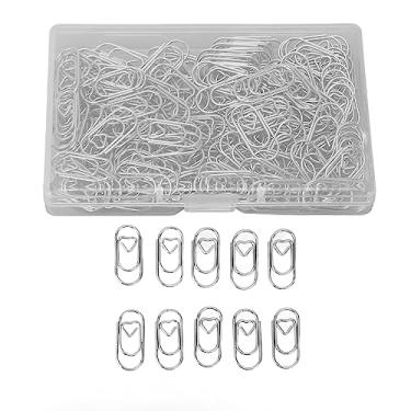 Imagem de Zerodis Clipes de Papel Bonitos, Design Em Forma de Coração, Metal Premium, 150 Peças de Clipes de Papel Sofisticados para Organizar Arquivos, Uso Escolar e de Escritório (Prata)