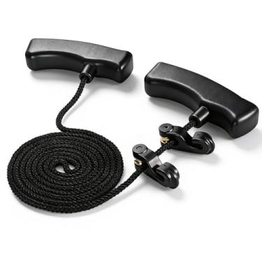Imagem de AHOSOUTLY 2025 Update Crossbow Pull Cord Crossbow Cocking Rope Device Double Handle Crossbow String Puller Cocker Aid Cocking String Tool