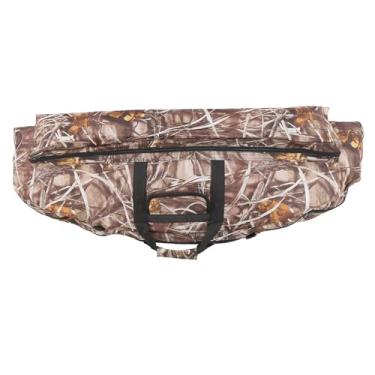 Imagem de KIMISS Bolsa de Composto de Lona de Grande Capacidade Com Punho Confortável e Bolso para Flecha - Bolsa de Transporte Portátil para Tiro Com, Caça, Tiro e Prática de Ao Alvo - 115 Cm (Camuflar)