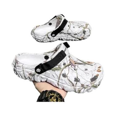 Imagem de Sandálias De Jardim Masculinas Leves E Antiderrapantes, Clássicas, Cas