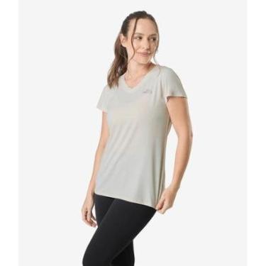 Imagem de CAMISETA THE NORTH FACE FEMININA HYPER TEE V NECK OFF WHITE-Feminino