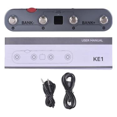 Imagem de Alomejor Pedal de Guitarra Multiefeitos, Pedal de Efeito Elétrico Portátil de 36 Predefinições Com BT OTG e Bateria Recarregável para Prática e Gravação de Guitarra Elétrica