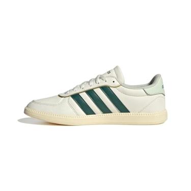 Imagem de adidas Tênis feminino Breaknet Sleek, Branco/verde universitário/verde linho, 36