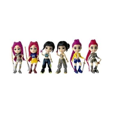 Imagem de Boneca Anime KPop Caçadora De Demônios Rumi Mira Zoi Máscara De Vinil 