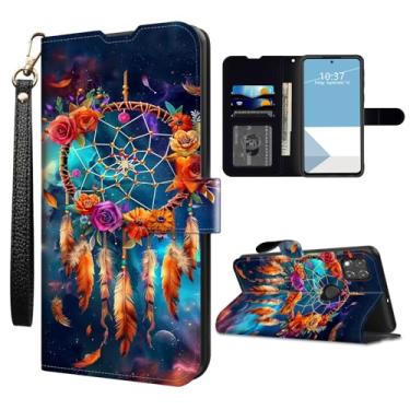 Imagem de Capa carteira para Motorola Moto One 5G Ace/Moto G 5G com suporte para cartão de crédito alça de pulso destacável, capa de telefone flip magnética de couro PU para Moto One 5G Ace 17.0 cm - apanhador