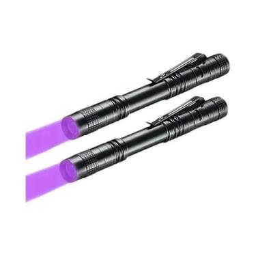 Imagem de Lanterna LED UV Portátil À Prova d'Água 365nm Mini Lanterna De Mão Par