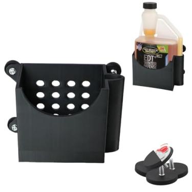 Imagem de Venshy Suporte magnético de aditivo diesel, removível sem derramamento, organizador automotivo de ajuste universal para aditivo de combustível diesel Hot Shots, adequado para Hot Shots Aditivo Diesel